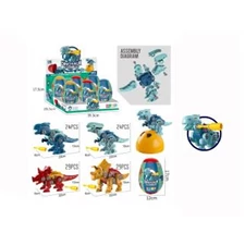 DIY DINOUSER EGG SET,4ASST