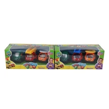 SLIDE WHEEL CARTOON CAR (3PCS) 2ASST