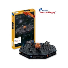3D PUZZLE, ADVENTURES IN THE SOLAR SYSTEM, 84PCS