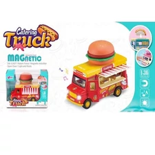 1:36 PULL BACK ALLOY INDUCTION CAR - HAMBURGER