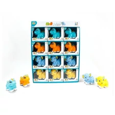 FRICTION DINOSAUR,2ASST-4COLOR MIXED,12PCS/BOX