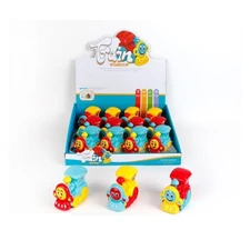 FRICTION TRAIN,YELLOW/RED/YELLOW MIXED,3COLOR MIXED, 12PCS/BOX