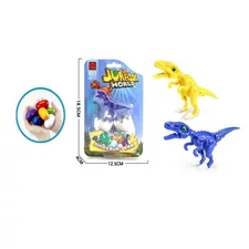 DEFORMATION  DINOSAUR, BLUE/YELLOW MIXED