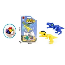 DEFORMATION DINOSAUR, BLUE/YELLOW MIXED