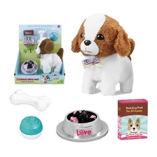 PLUSH DOG WITH FOOD SET