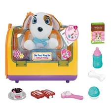 PLUSH DOG WITH FOOD SET