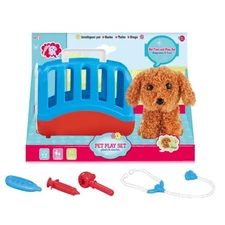PLUSH DOG WITH DOCTOR SET