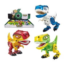 ALLOY DINOSAUR, 12PCS/BOX, 3COLOR MIXED