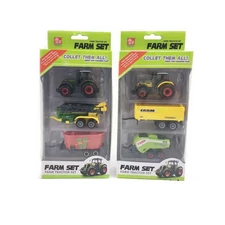 1:64 diecast mini tractor set