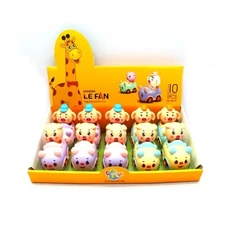 FRICTION CARTOON CAR, 10PCS LITTLE CUTE PIG