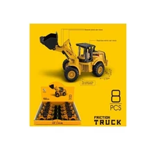 FRICTION CAR,8PCS BULLDOZER