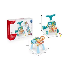 BABY TOYS,2 IN 1 WALKER & LEARNING TABLE