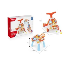 BABY TOYS,2 IN 1 WALKER & LEARNING TABLE