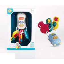 BABY TOYS,MUSIC CAR(BLUE/WHITE MIXED)