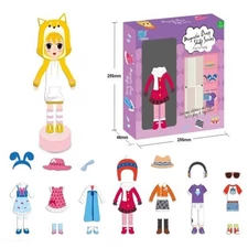 3D MAGNETIC DRESS GIRL SET