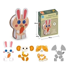 3D MAGNETIC ANIMAL PUZZLE SET