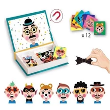MAGNETIC FACE PUZZLE BOOK SET