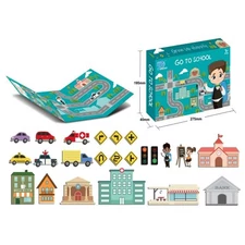 MAGNETIC PUZZLE,GO TO SCHOOL