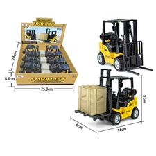 PULL BACK ALLOY FORKLIFT 8PCS