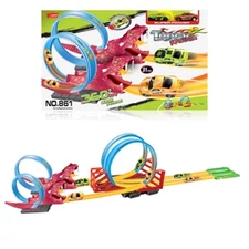 Track with pull back car - Cobra themes
