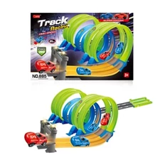 Track toy with pull back car (2 Player)