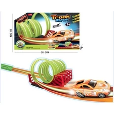 Shooting Track with Luminous slot (Pull back car)