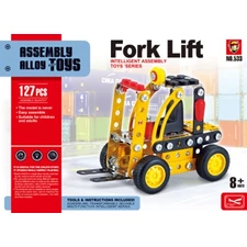 Forklift Alloy building block (127pcs)