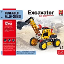 Excavator Alloy building block (155pcs)