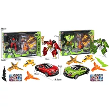 TRANSFORMER CAR, RED/GREEN