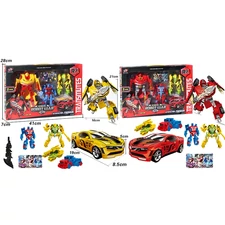 TRANSFORMER CAR, RED/YELLOW