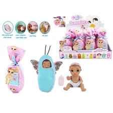 6” SOLID BODY PEEING DOLL W/ ACCESSORIES, 12 PCS