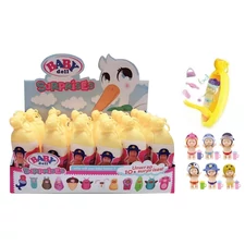 6” SOLID BODY PEEING DOLL W/ ACCESSORIES, 6 ASST/ 24 PCS