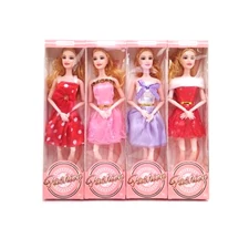 11.5” JOINTS BODY DOLL 4 ASST