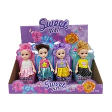 6” BENDABLE DOLL, 12 PCS/ DISPLAY BOX