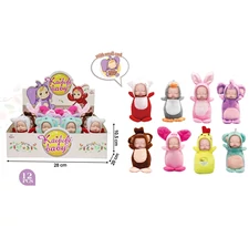 ANIMAL COTTON DOLL, 8 ASST, 12 PCS/ DISPLAY BOX
