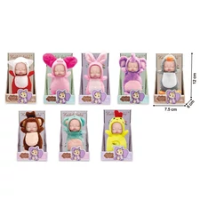 ANIMAL COTTON DOLL, 8 ASST
