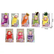 FRUIT COTTON DOLL, 8 ASST
