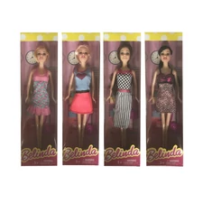 11” BENDABLE DOLL 4 ASST