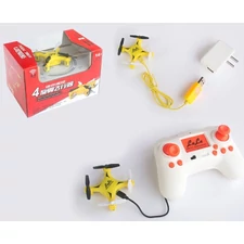 4 CH FOUR-AXIS R/C AIRCRAFT W/SIX-AXIS GYROSCOPE & LED LIGHT (YELLOW, WHITE)
