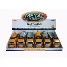 METAL PULL BACK TRUCK (6 PCS / BOX)