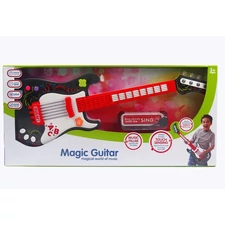 INDUCTION GUITAR W/ LIGHT & MUSIC & 2 COLOURS
