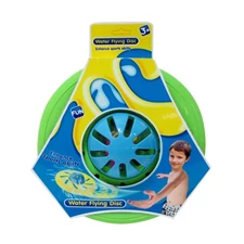WATER FRISBEE W/ YELLOW, GREEN, BLUE