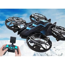 R/C FOUR-AXIS AIRCRAFT W/WIFI CONTROL, THREE HUNDRED THOUSAND PIXEL CAMERA, USB WIRE (BLUE/GREEN)