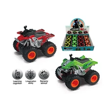 FRICTION 4WD TOY MOTORCYCLE STUNT 360 DEGREE SPINNING DIE CAST TOY MOTORCYCLE