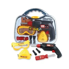 ASTM KIDS PRETEND PLAY TOY SUITCASE 12 PCS TOOL TOYS