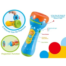FLASHLIGHT W/ PROJECTION
