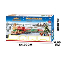 B/O RAIL TRAIN W / LIGHT, SOUND, 47 PCS