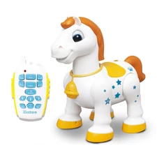 RC HORSE W/INTELLIGENCE FUNCTION (YELLOW/BLUE)