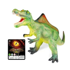 16.5“ SOFT PLASTIC DINOSAUR W/IC, BATTERY