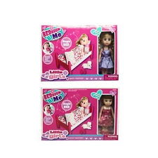 SMALL GIRL DOLL TOY DOLL BED SET